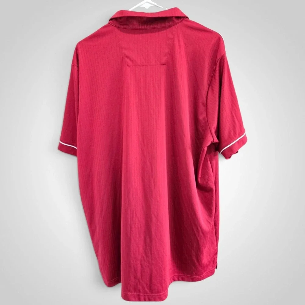 Antigua Arkansas Razorbacks Polo Shirt Men XL Red Embroid NCAA Performance